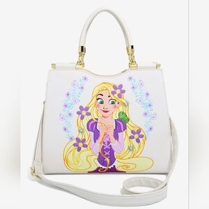 Loungefly Disney Tangled Floral Embroidered Handbag 